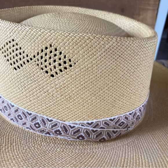 Vintage Stetson Derringer 60s/70s Genuine Panama Hat - Picture 7 of 16